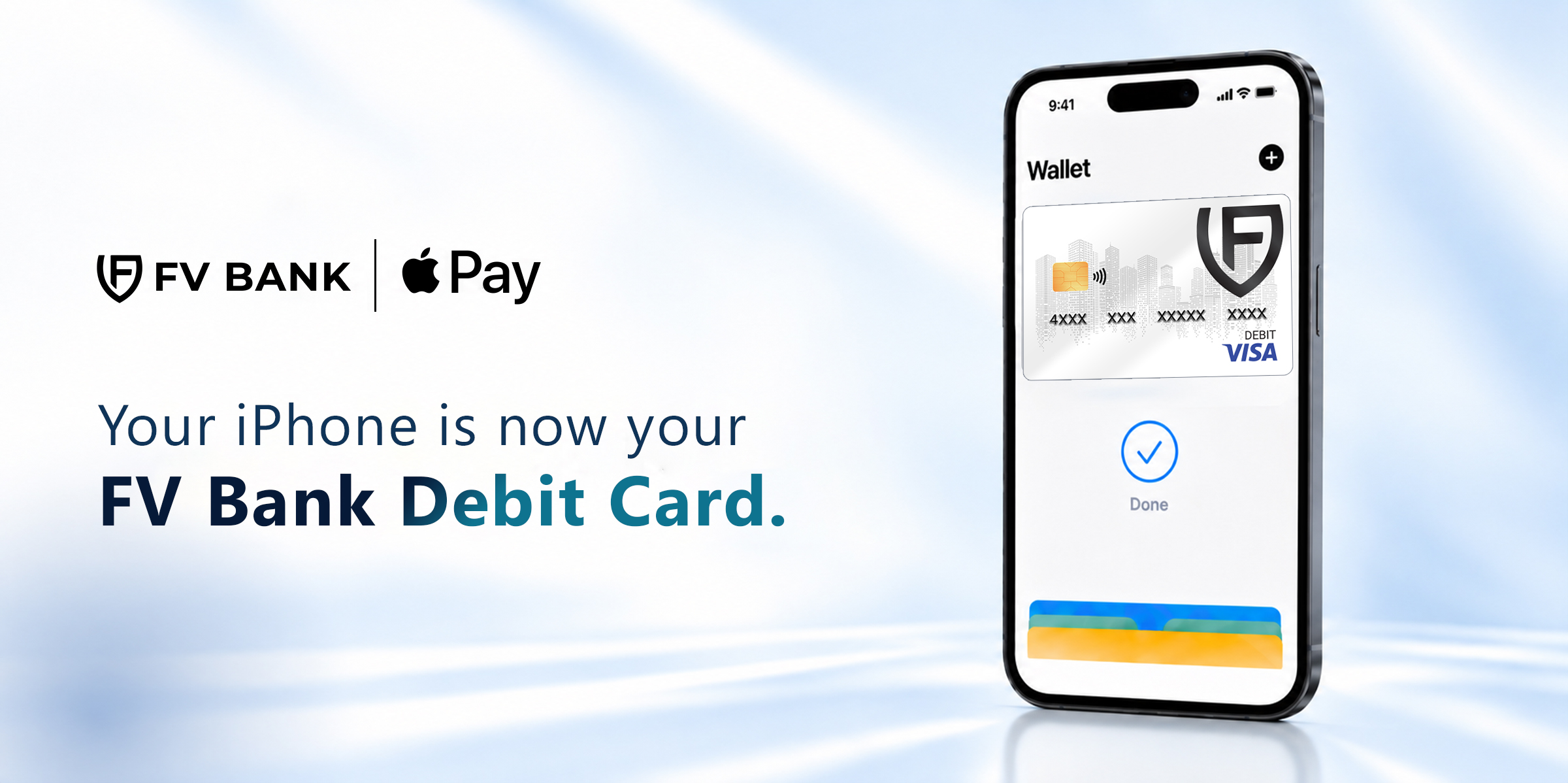 Your FV Bank Debit Card Is Now Available in Apple Wallet